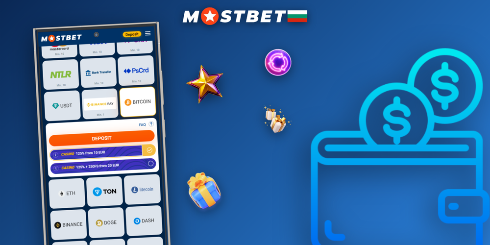 BTC, ETH и USDT насочени към касата на Mostbet за бърз криптодепозит
